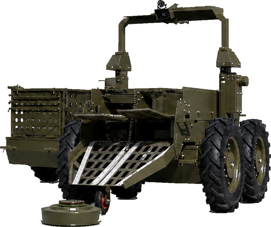 УНРК «Гулівер» із модулем дистанційного мінування «Сіялка 1»